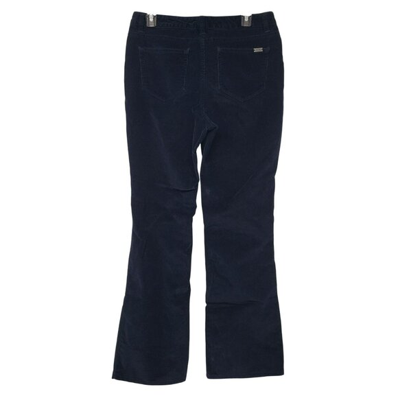 LL Bean Navy Blue Corduroy Pants Favorite Fit Womens 8 MT - Picture 8 of 12
